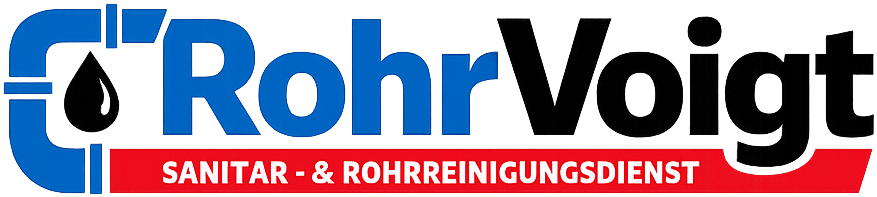 Firmenlogo eines seriösen Sanitär-Notdienstes vor hellem Hintergrund